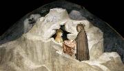 Giotto, The Hermit Zosimus Giving a Cloak to Magdalene